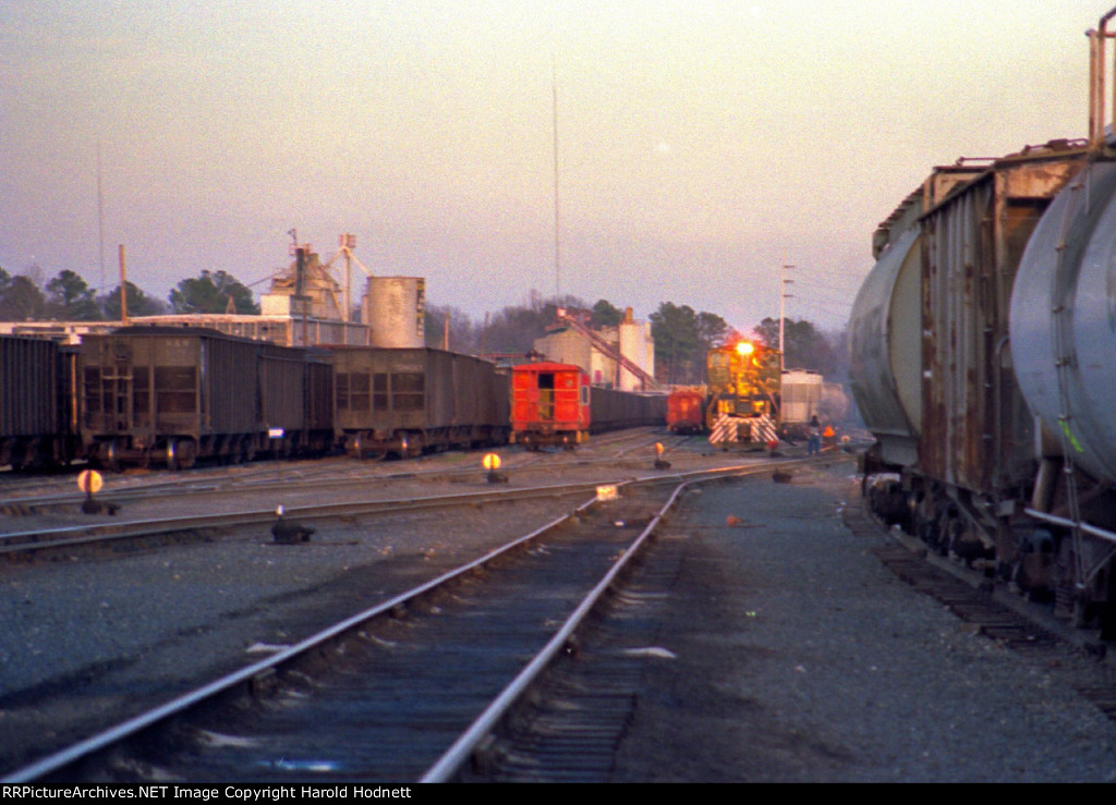 A late afternoon view of Glenwood Yard